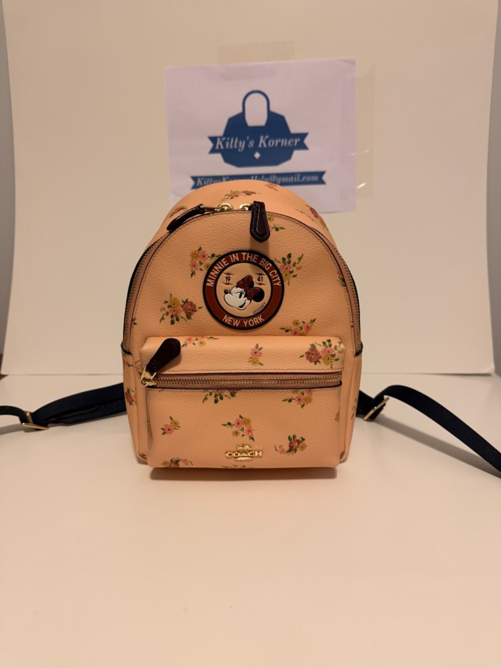 Coach Disney Mini Minnie Mouse Mini Charlie Backpack